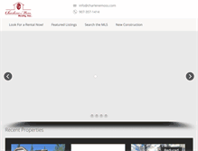 Tablet Screenshot of charlenemoss.com